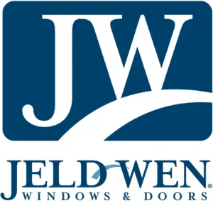 A jeld-wen logo is shown. Jeld Wen Windows and Doors